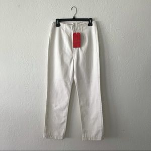 NWT Reformation Lela High Rise Thickness Pants SZ: 27- Reformation Designer Samp